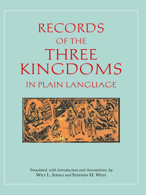 Title details for Records of the Three Kingdoms in Plain Language by Anonymous - Available